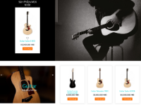 Thiết kế website bán nhạc cụ